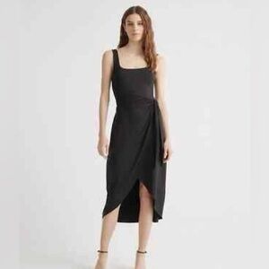 Quince Black Sleeveless Dress